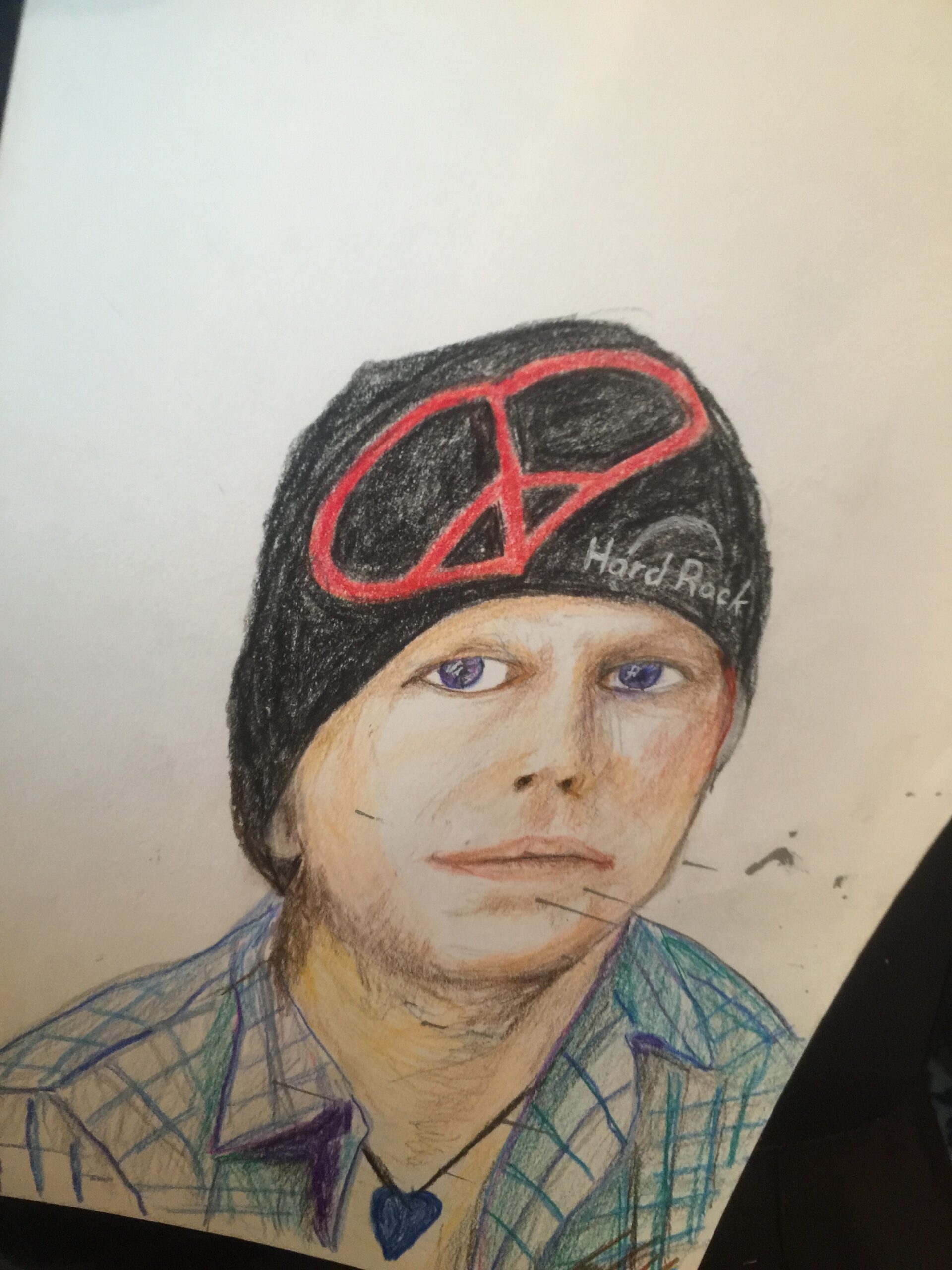 Tommy tecknat porträtt