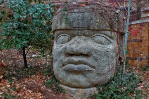 Colossal-stone-head-of-the-Olmecs